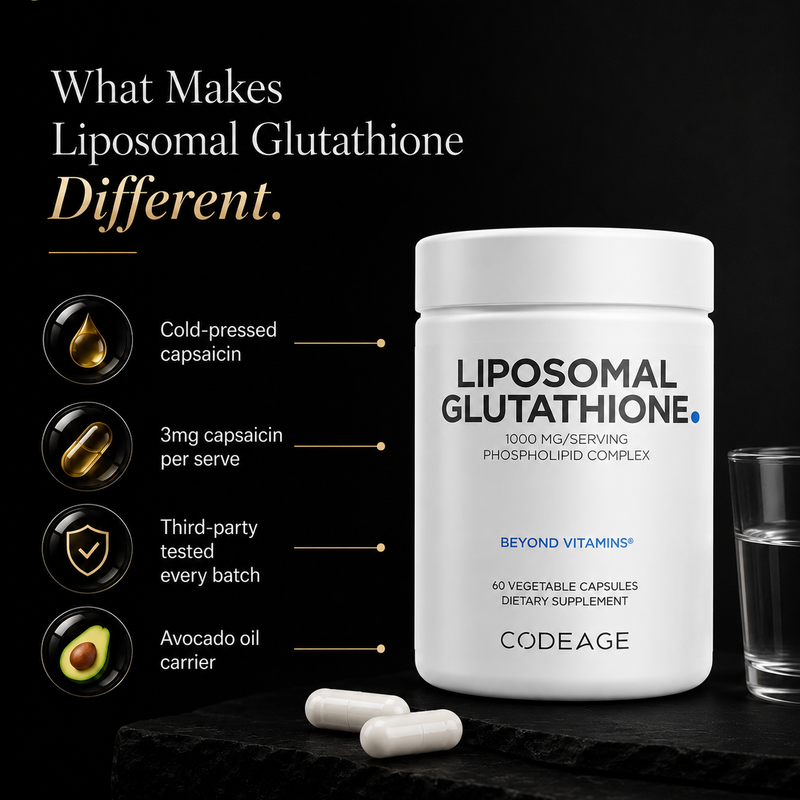 codeage liposomal glutathione product page Antioxidant 1000 mg Supplement Codeage