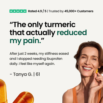 Move More Comfortably with Turmeric Curcumin (1,000mg)