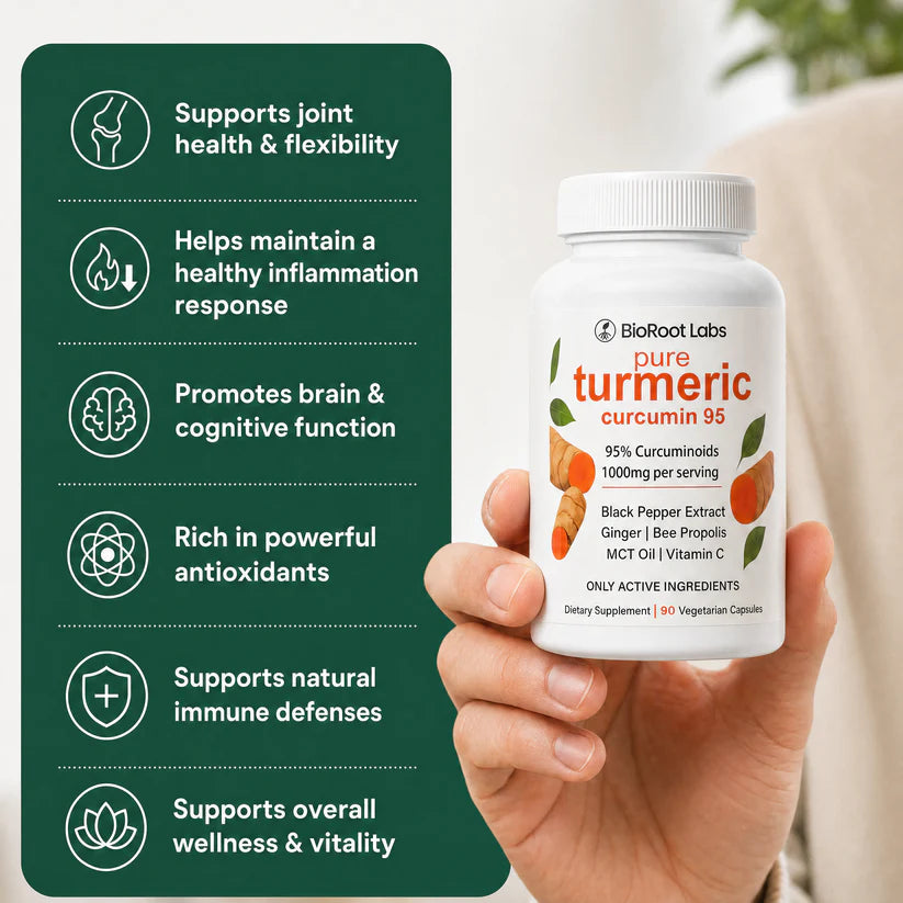 Move More Comfortably with Turmeric Curcumin (1,000mg)